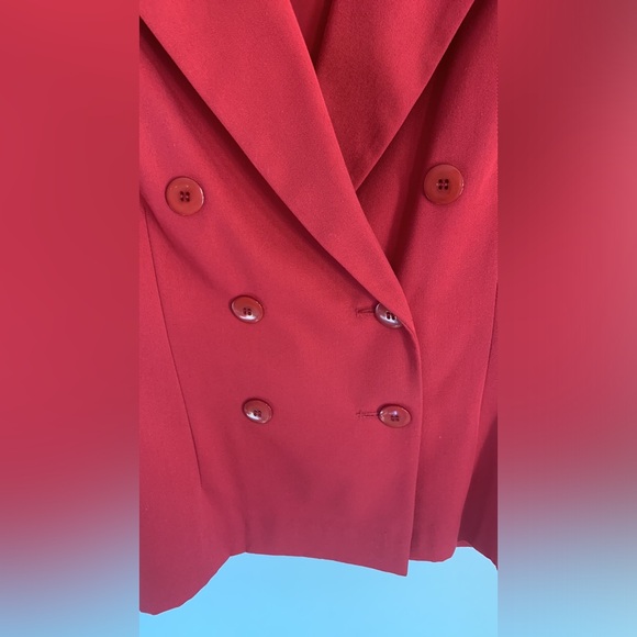 Vintage Pendleton red short sleeve blazer size 12 - Picture 3 of 6